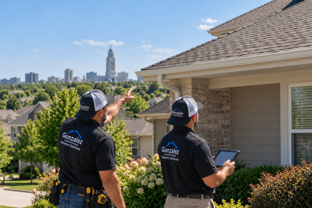 Roof inspection in Lincoln, NE.